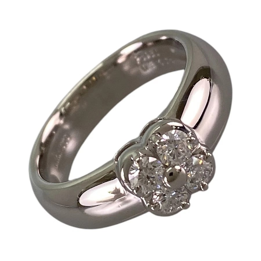 MIKIMOTO PLATINUM DIAMOND RING: MIKIMOTO Platinum Diamond Ring Brand: MIKIMOTO Type/Style: Ring Material: Pt950, Main Stone/Creation Natural Color: Silver Size: US:5.5 Accessories: None Accessories Notice: When purchasing