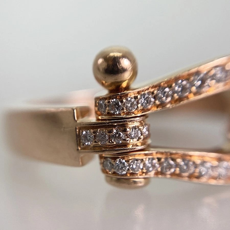 FRED FORCE ROSE GOLD DIAMOND RING - 4