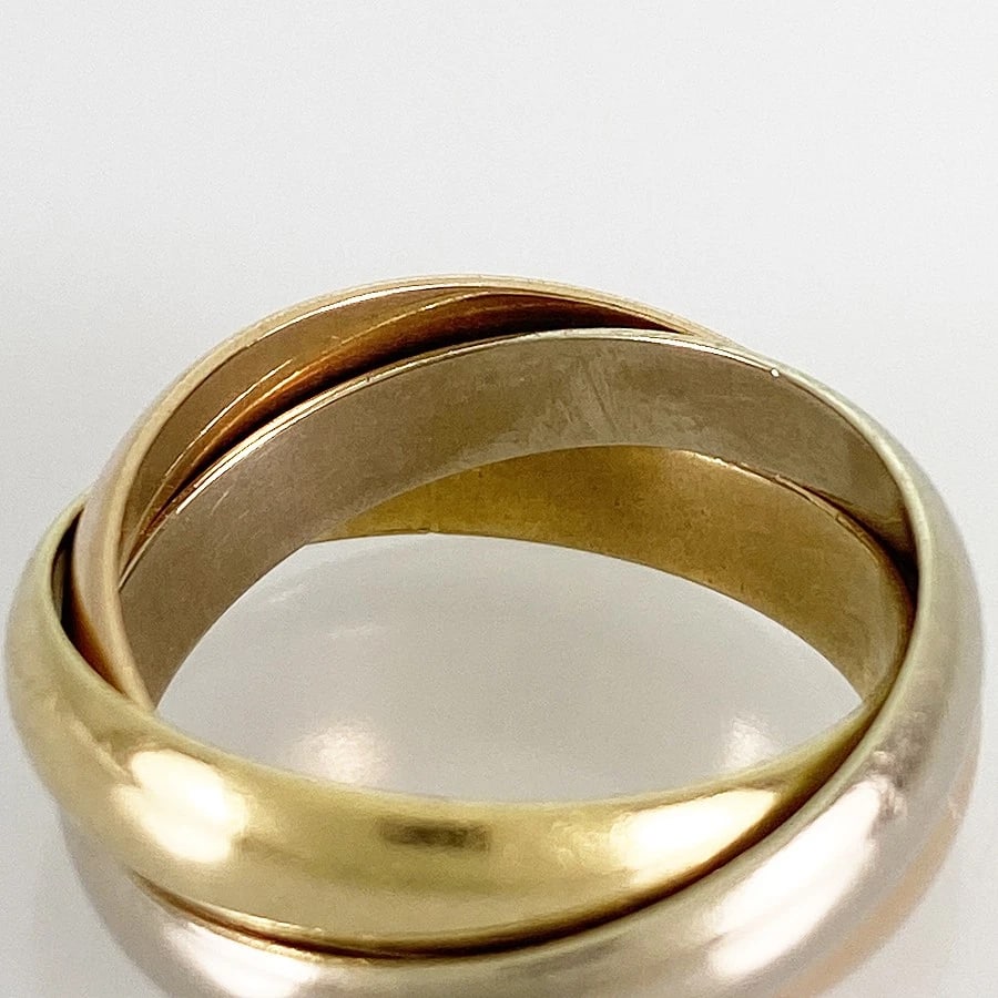 CARTIER TRINITY YELLOW GOLD RING - 4