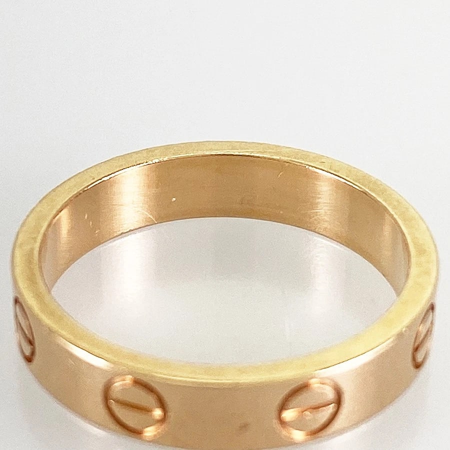 CARTIER MINI LOVE ROSE GOLD RING (1 of 4)