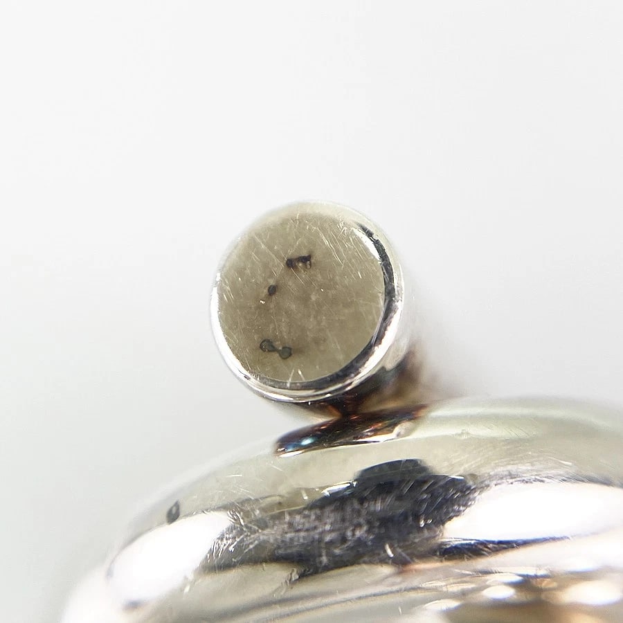 HERMES CROISETTE SILVER RING - 5