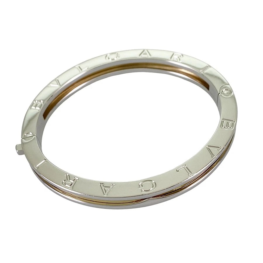 BVLGARI B.ZERO1 STAINLESS STEEL BRACELET: BVLGARI B.zero1 Stainless steel Bracelet Brand: BVLGARI Type/Style: Bracelet Material: Stainless Steel 18K Yellow Gold, Color: Silver Size: Bracelet width:7.0mm Wrist Size:16.5cm Accessories: