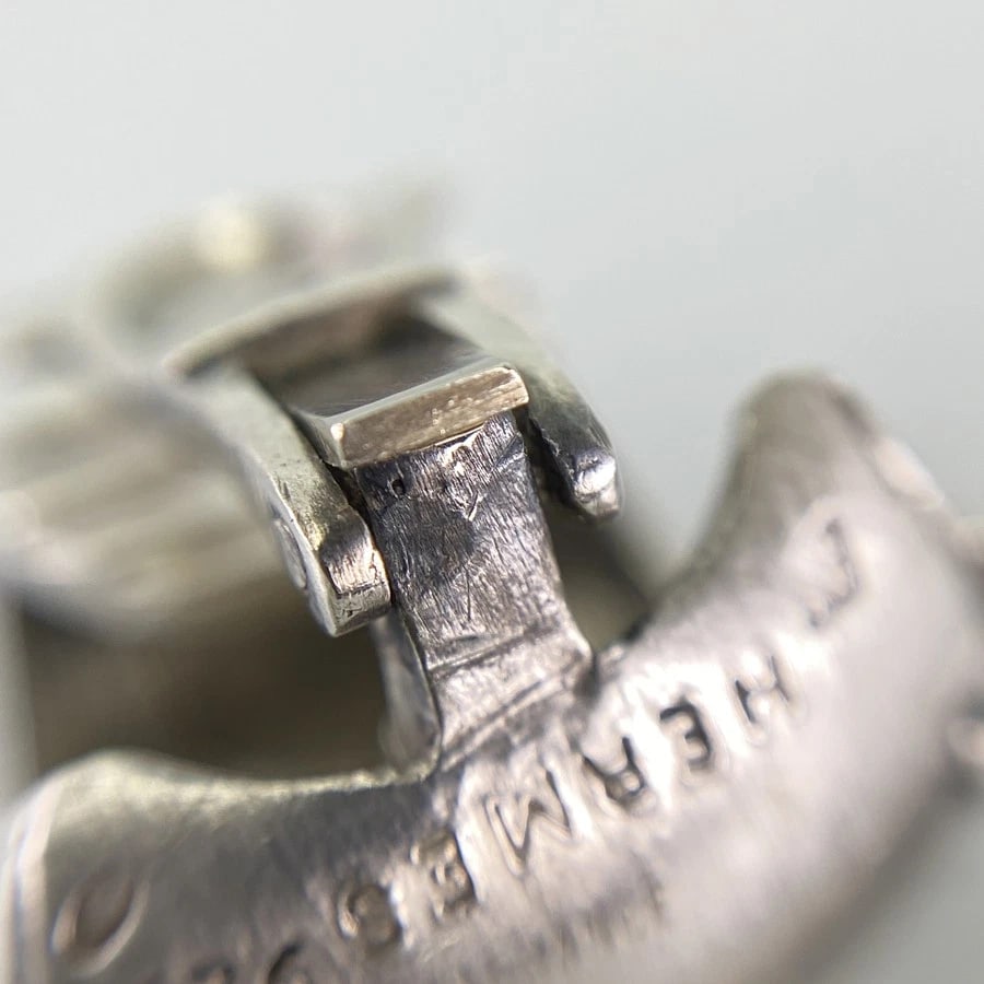 HERMES SILVER EARRING - 6