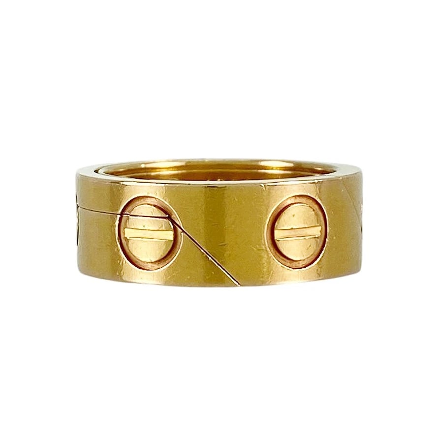 CARTIER ASTRO LOVE YELLOW GOLD RING: Cartier Astro Love Yellow gold Ring Brand: Cartier Type/Style: Ring Material: 18K Yellow Gold, Color: Gold Size: US:5.5 Accessories: None Accessories Notice: When purchasing pre-owned goods,