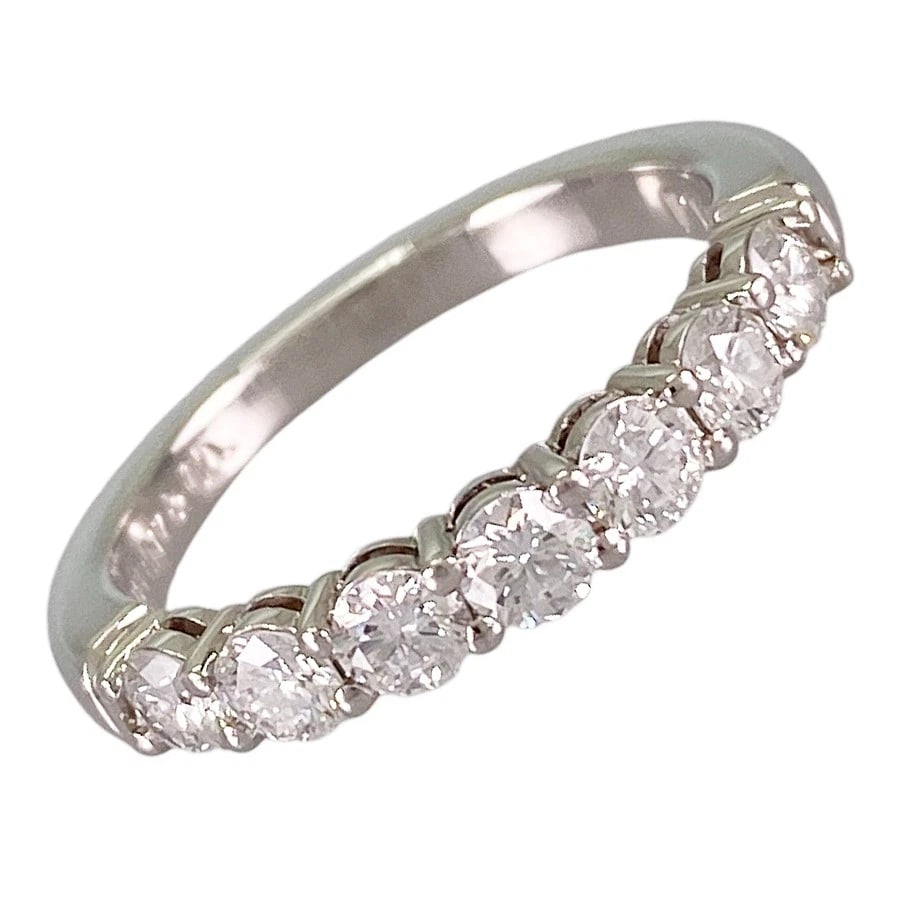 TIFFANY&CO. FOREVER PLATINUM DIAMOND RING: TIFFANY&Co. Forever Platinum Diamond Ring Brand: TIFFANY&Co. Type/Style: Ring Material: Platinum 950, Main Stone/Creation Natural Color: Silver Size: US:4-4.5 Accessories: None Accessories