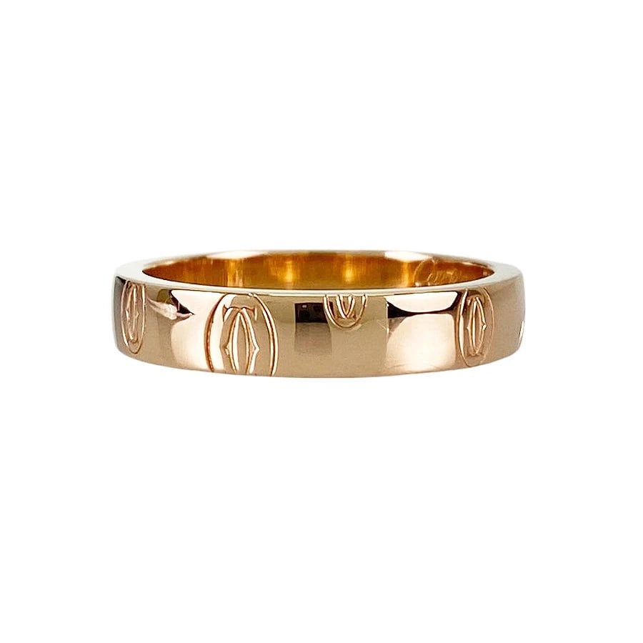 CARTIER HAPPY BIRTHDAY ROSE GOLD RING: Cartier Happy Birthday Rose gold Ring Brand: Cartier Type/Style: Ring Material: 18K Pink Gold, Color: Gold Size: US:5 Accessories: None Accessories Notice: When purchasing pre-owned goods,