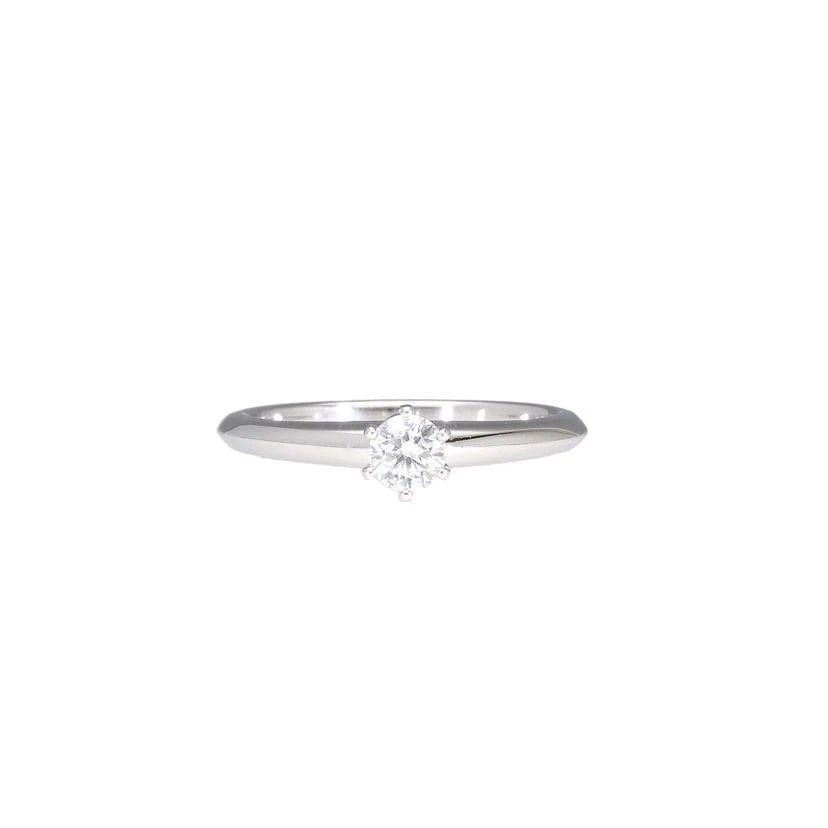 TIFFANY & CO. DIAMOND PT950 .5-6 WOMEN'S RING (1 of 2)