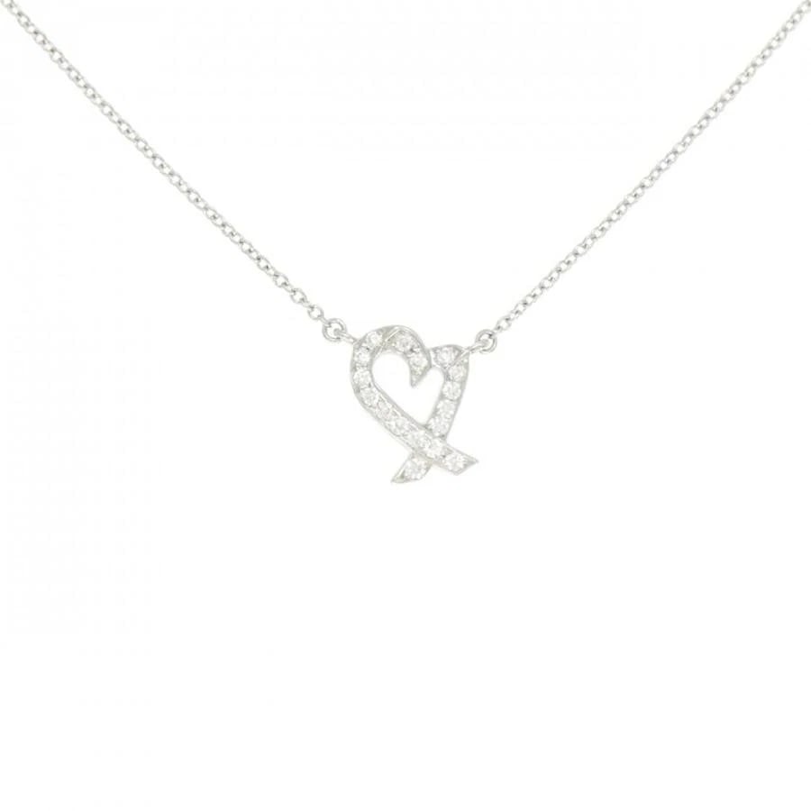 TIFFANY & CO. LOVING HEART DIAMOND PT950 NECKLACE (1 of 5)