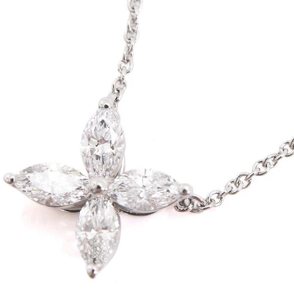 TIFFANY & CO. VICTORIA DIAMOND PT950 NECKLACE: Tiffany & Co. Victoria Diamond PT950 Necklace Brand: Tiffany & Co. Type/Style: Necklace Material: Metal Purity PT950, Metal Platinum, Main Stone/Creation Natural Color: Platinum Size: Total length