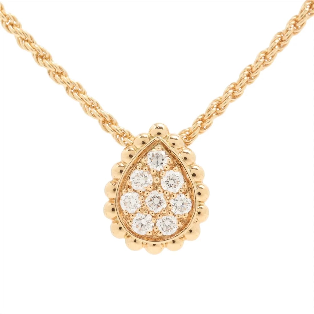 BOUCHERON SERPENT BOHÈME DIAMOND NECKLACE: Boucheron Serpent Bohème diamond Necklace Brand: Boucheron Type/Style: Necklace Material: 750(YG), Main Stone/Creation Natural Color: YG Size: Size(CM) Chain length:44.3 Accessories: None