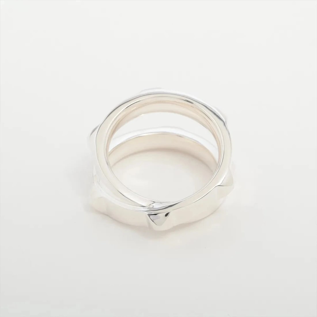 HERMES MINI CREW DOUBLE RING 925 - 2