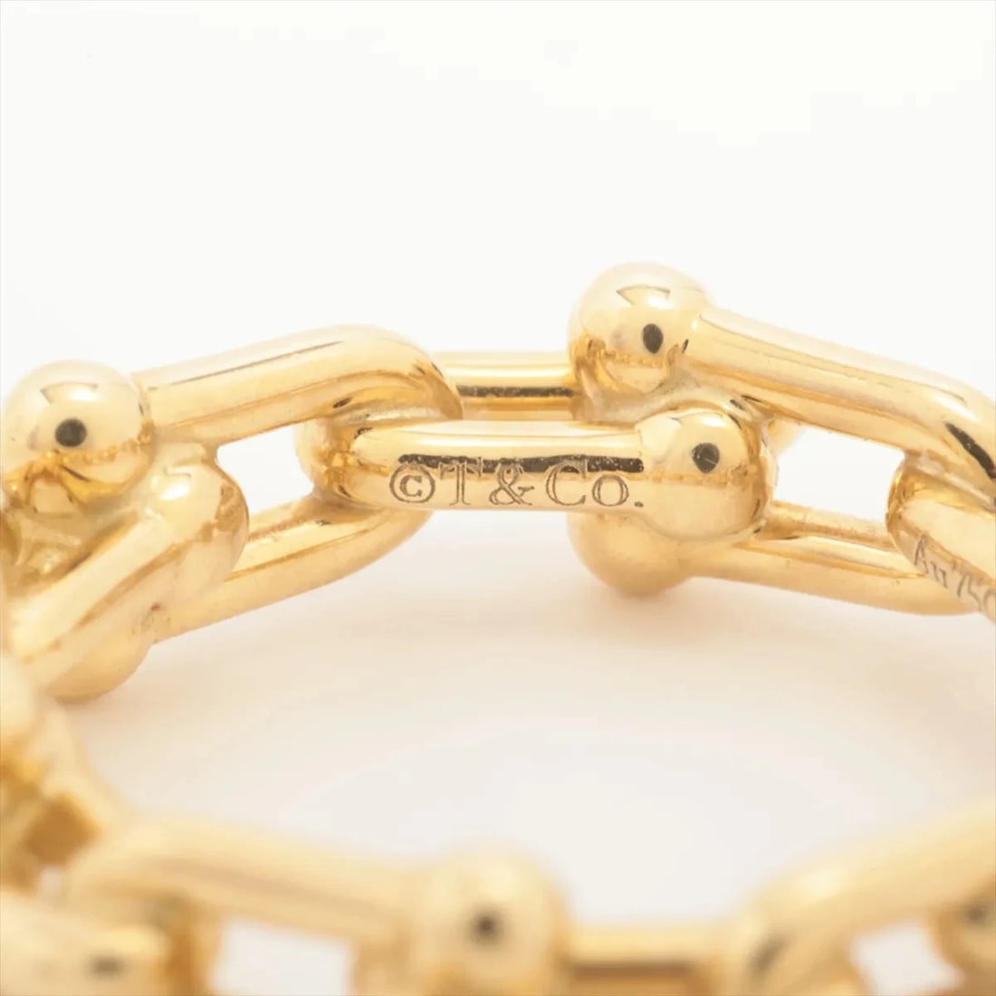 TIFFANY HARDWARE MICRO LINK RING - 3