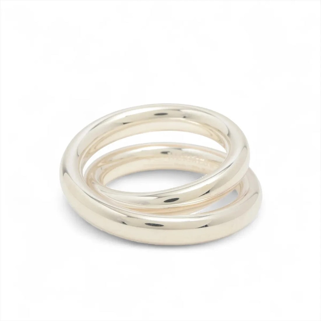 HERMES VERTIGES RING SILVER: Hermes Vertiges Ring Silver Brand: Hermes Type/Style: Ring Material: 925, Color: Silver Size: 6.75 - 7 US Accessories: None Accessories Notice: When purchasing pre-owned goods, please refer