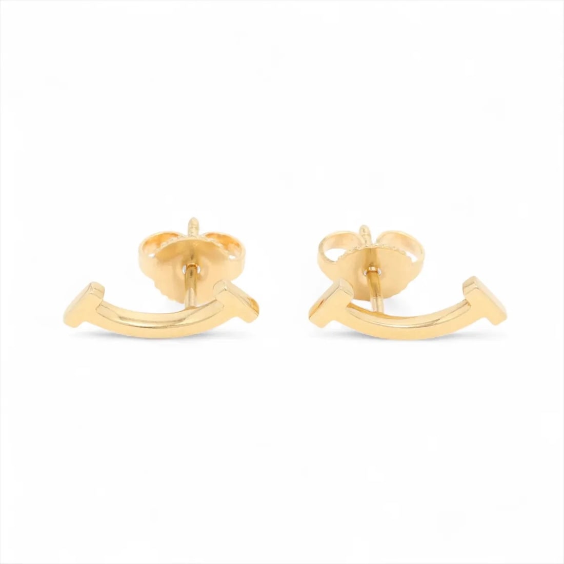 TIFFANY T SMILE PIERCING JEWELRY: Tiffany T Smile Piercing jewelry Brand: Tiffany Type/Style: Piercing jewelry Material: 750(YG), Color: YG Size: Size(CM) Height:0.4Length:1.3 Accessories: None Accessories Notice: When