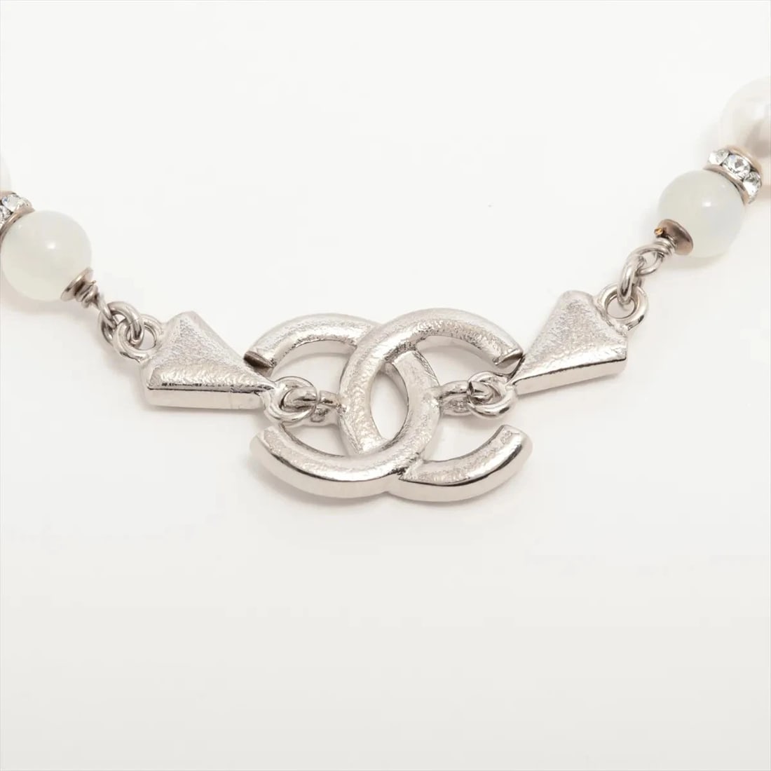 CHANEL COCO MARK BRACELET GP X RHINESTONE - 3