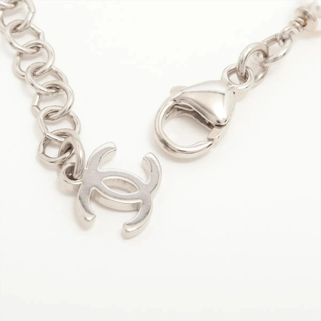 CHANEL COCO MARK BRACELET GP X RHINESTONE - 4