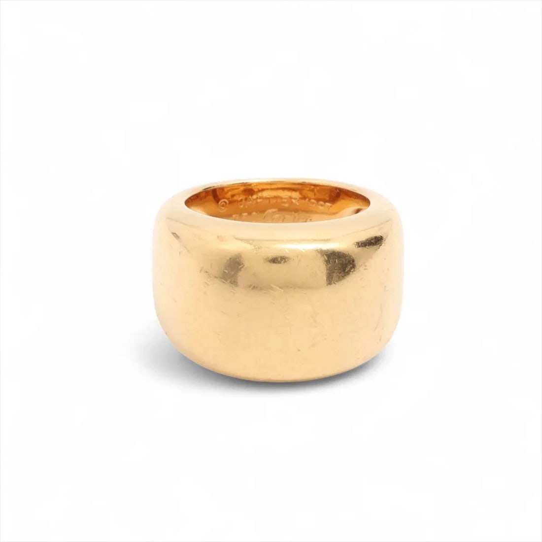 CARTIER NOUVELLE VAGUE RING 750(YG): Cartier Nouvelle Vague Ring 750(YG) Brand: Cartier Type/Style: Ring Material: 750(YG), Color: YG Size: 3.75 - 4 US Accessories: None Accessories Notice: When purchasing pre-owned goods, pl