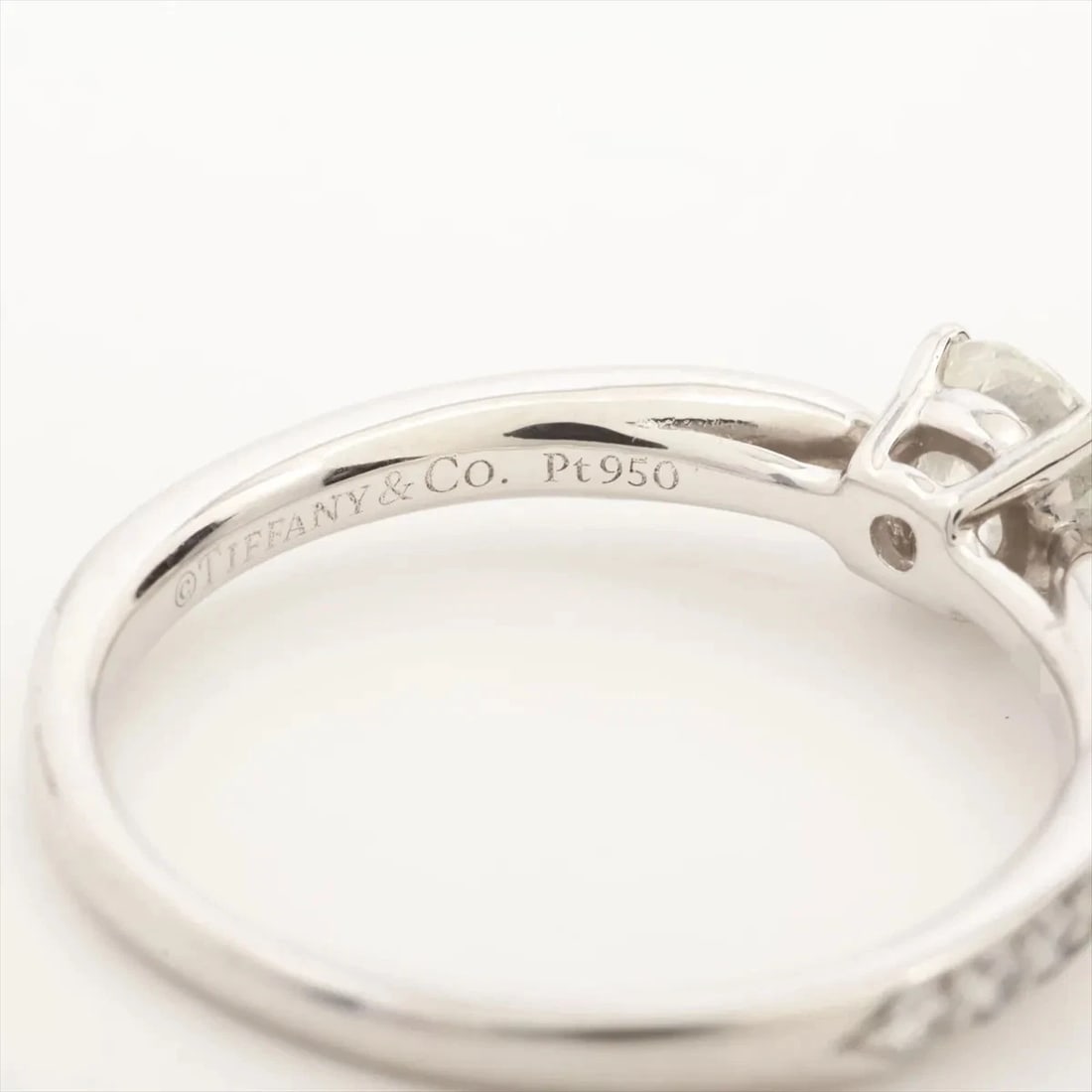 TIFFANY HARMONY HALF CIRCLE DIAMOND RING - 3