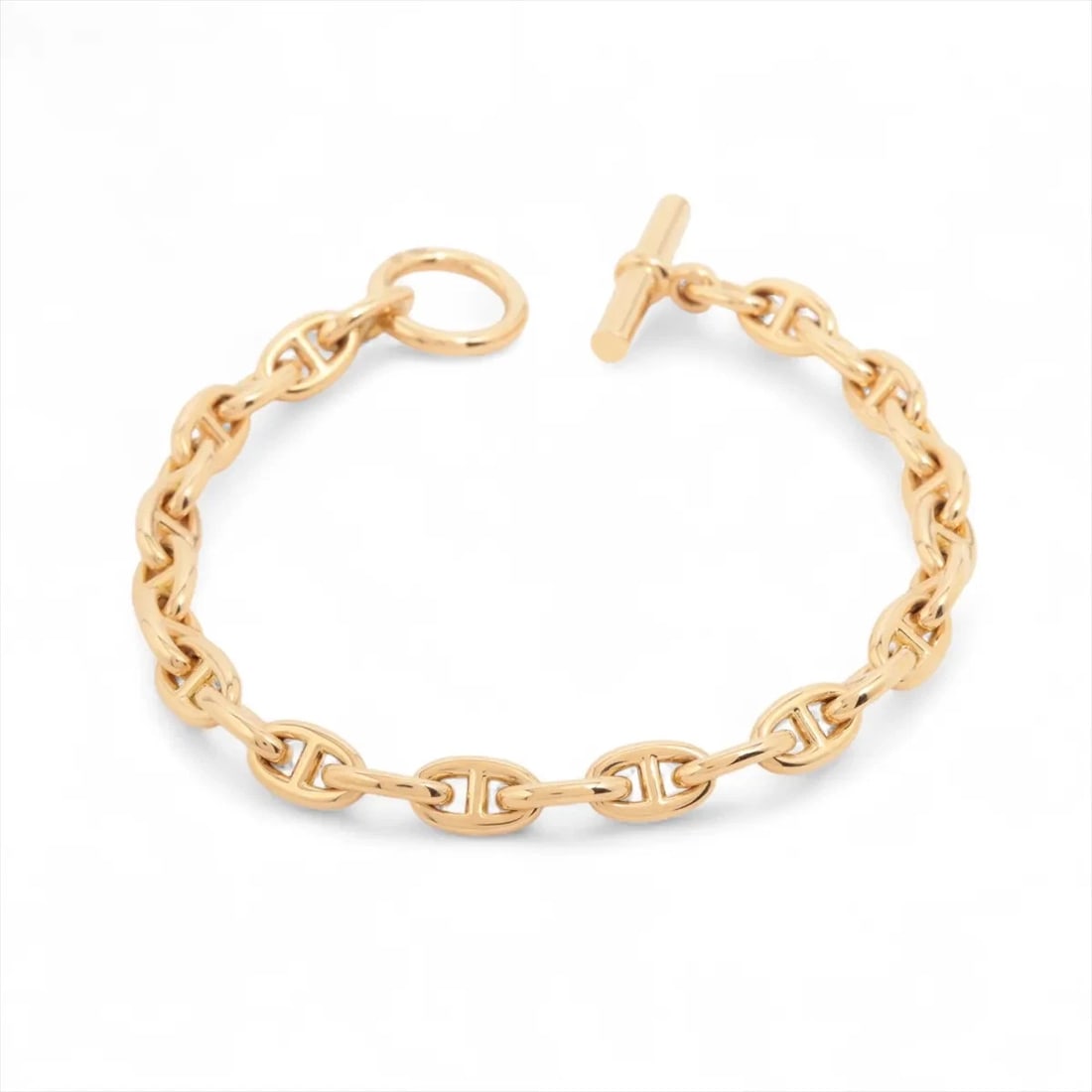 HERMES CHAINE D'ANCRE TPM BRACELET 750: Hermes Chaine d'Ancre TPM Bracelet 750 Brand: Hermes Type/Style: Bracelet Material: None, Color: Not Specified Size: Bracelet length:18.3 Accessories: None Accessories Notice: When purchas