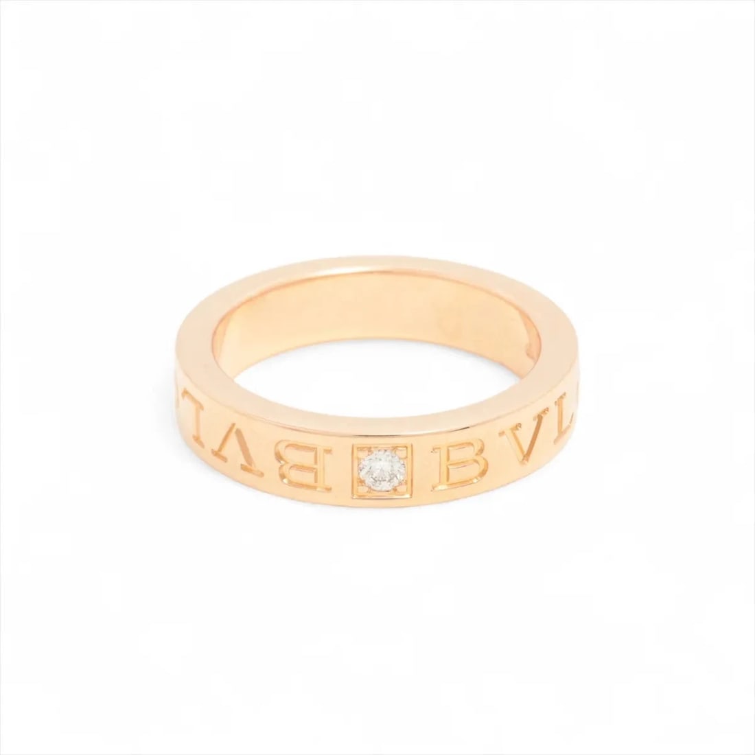 BVLGARI DOUBLE LOGO 1P DIAMOND RING (1 of 2)