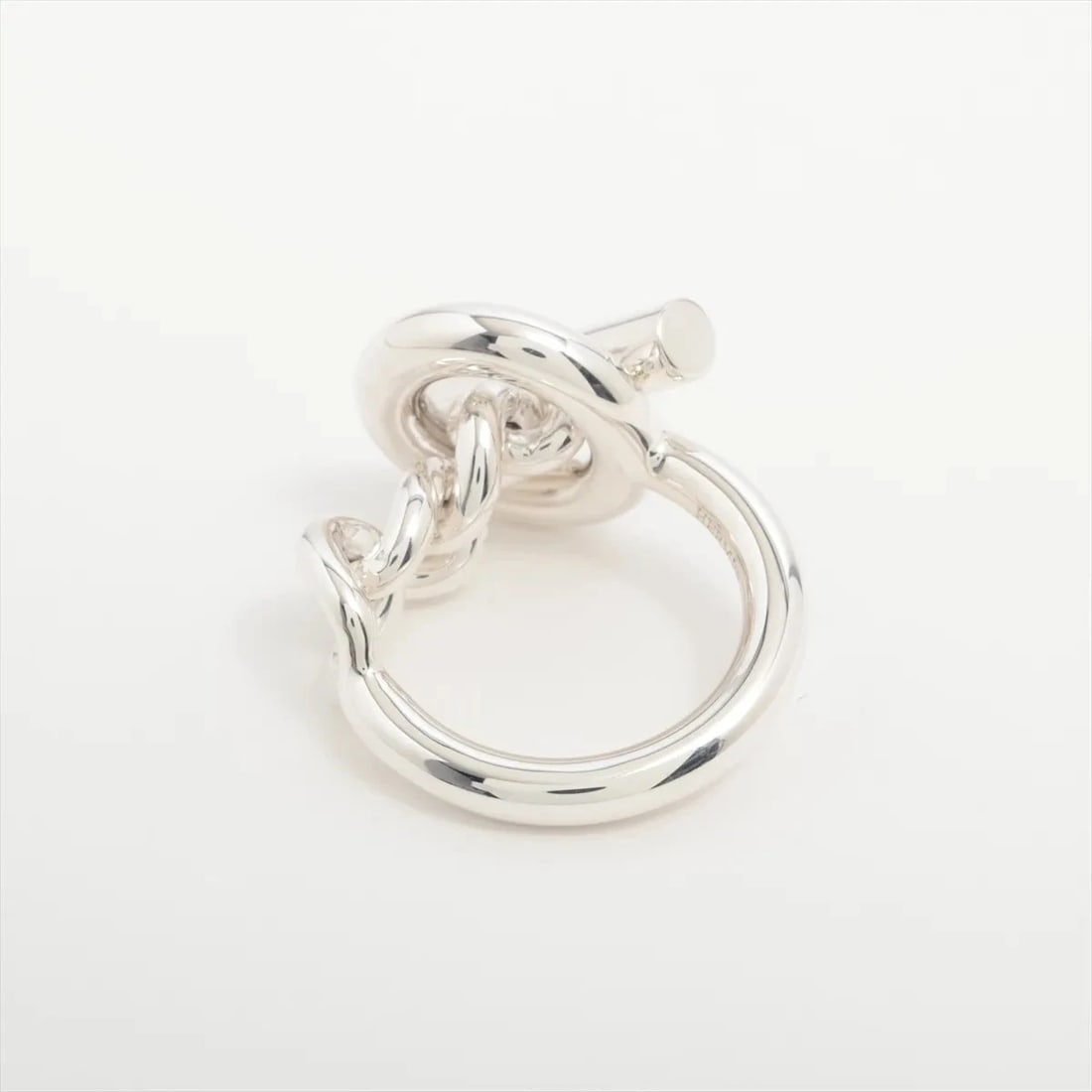 HERMES CROISET RING SILVER - 2