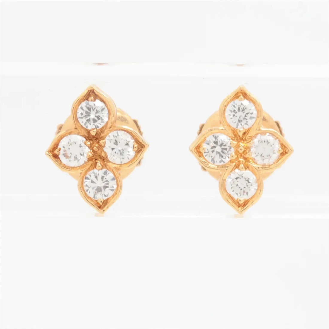 CARTIER HINDU DIAMOND PIERCING JEWELRY: Cartier hindu diamond Piercing jewelry Brand: Cartier Type/Style: Piercing jewelry Material: 750(YG), Main Stone/Creation Natural Color: YG Size: Size(CM) Height:0.9 Length:1.1 Accessories: