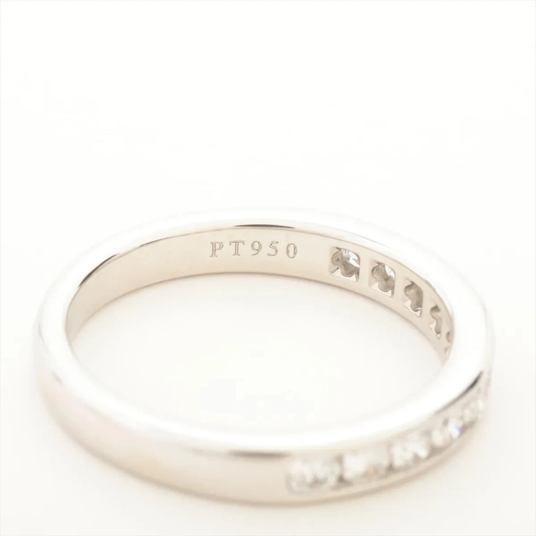 TIFFANY HALF CIRCLE CHANNEL SETTING DIAMOND RING - 3