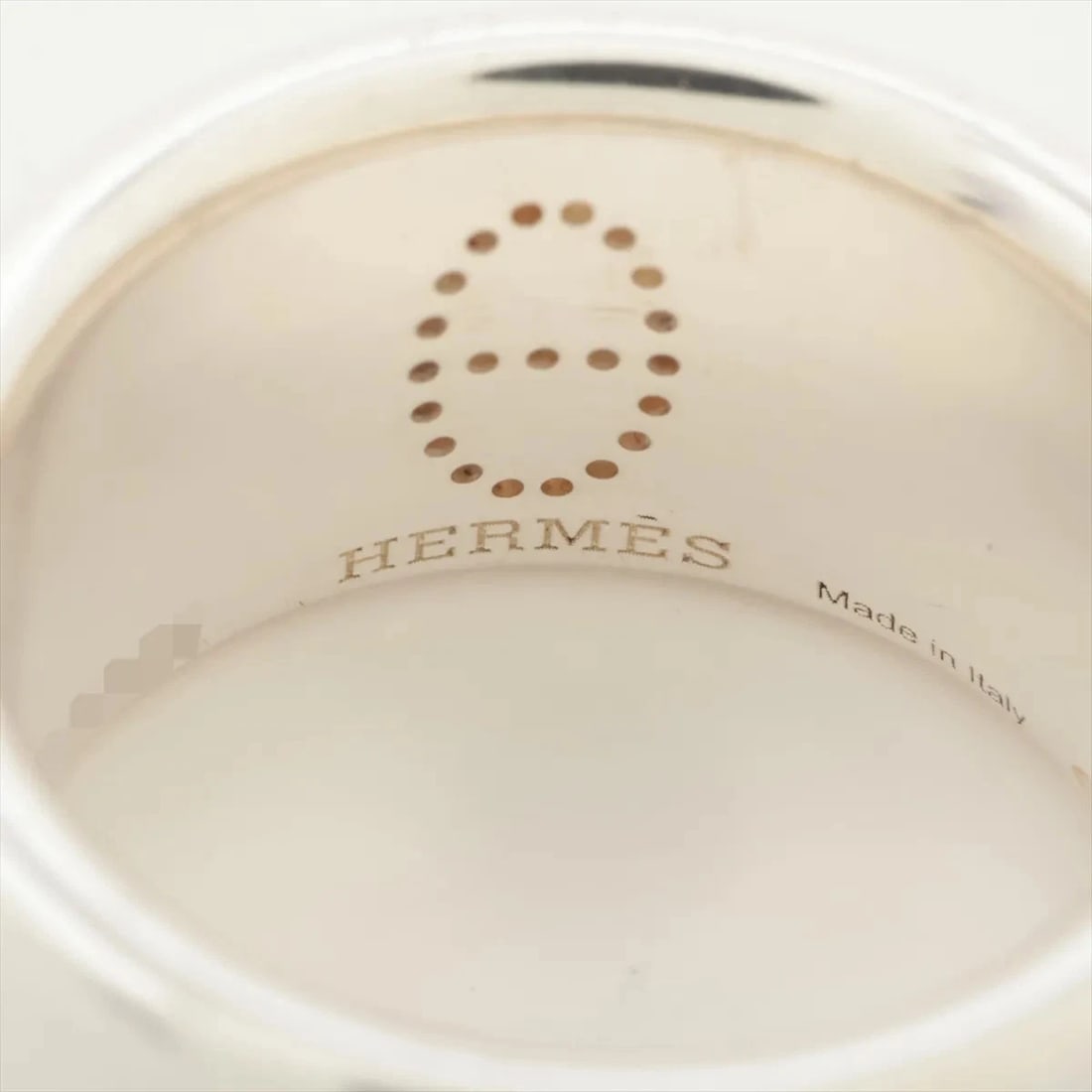 HERMES ECLIPSE RUBAN RING 925 SILVER - 3
