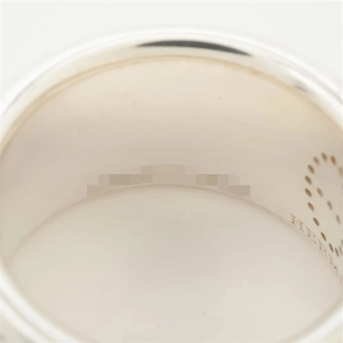 HERMES ECLIPSE RUBAN RING 925 SILVER - 4