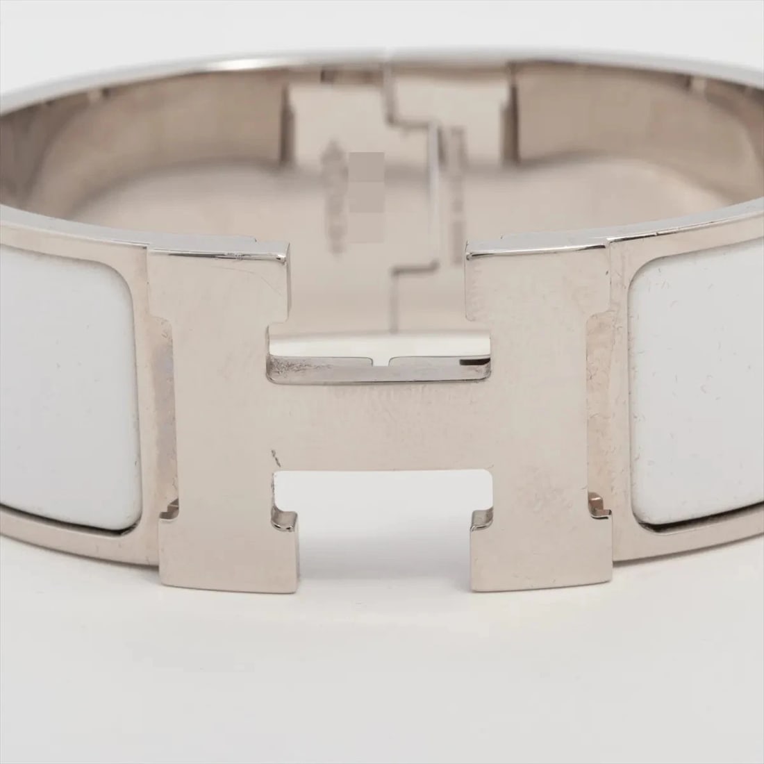 HERMES CLIC CLAC H BANGLE BANGLE GP WHITE - 3