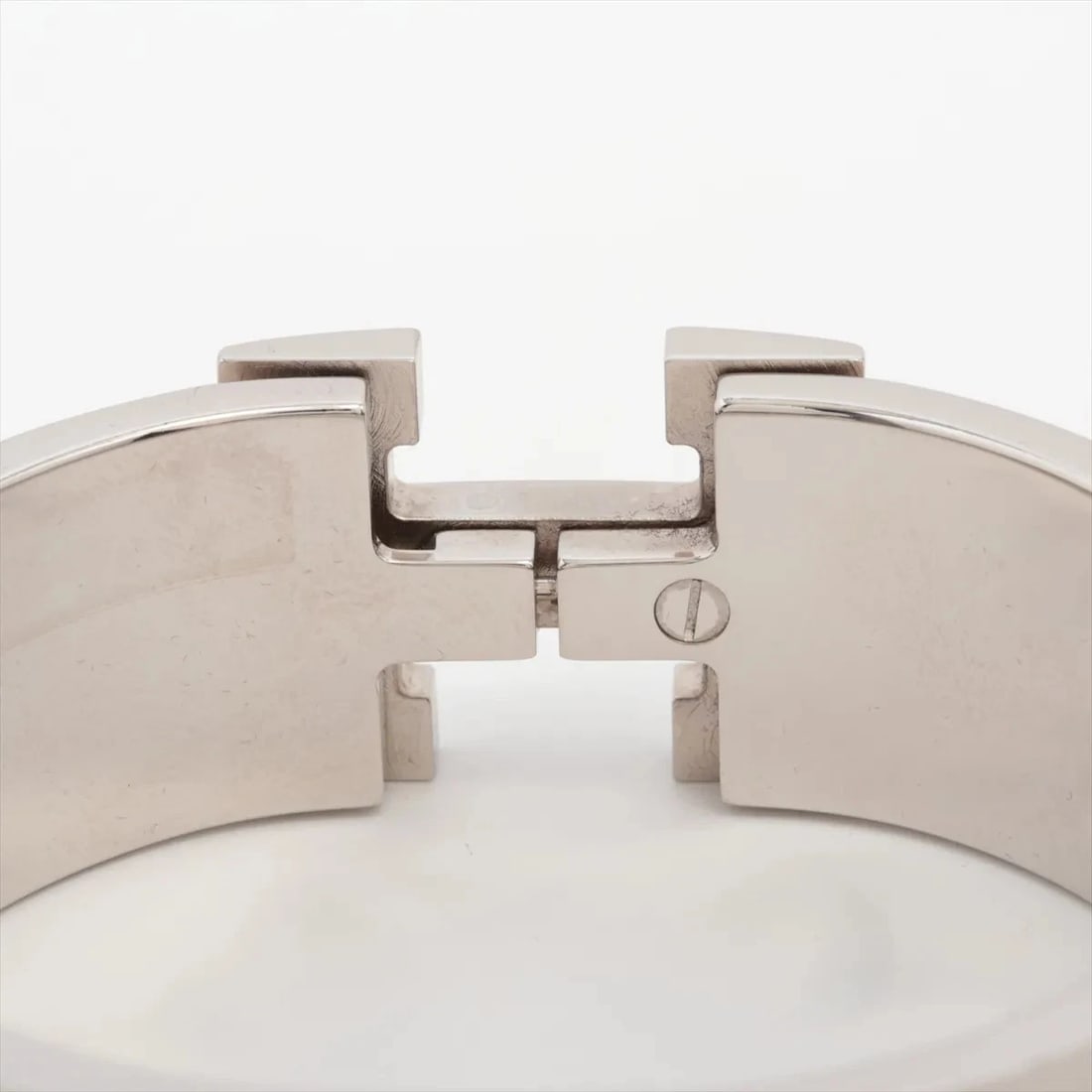 HERMES CLIC CLAC H BANGLE BANGLE GP WHITE - 4