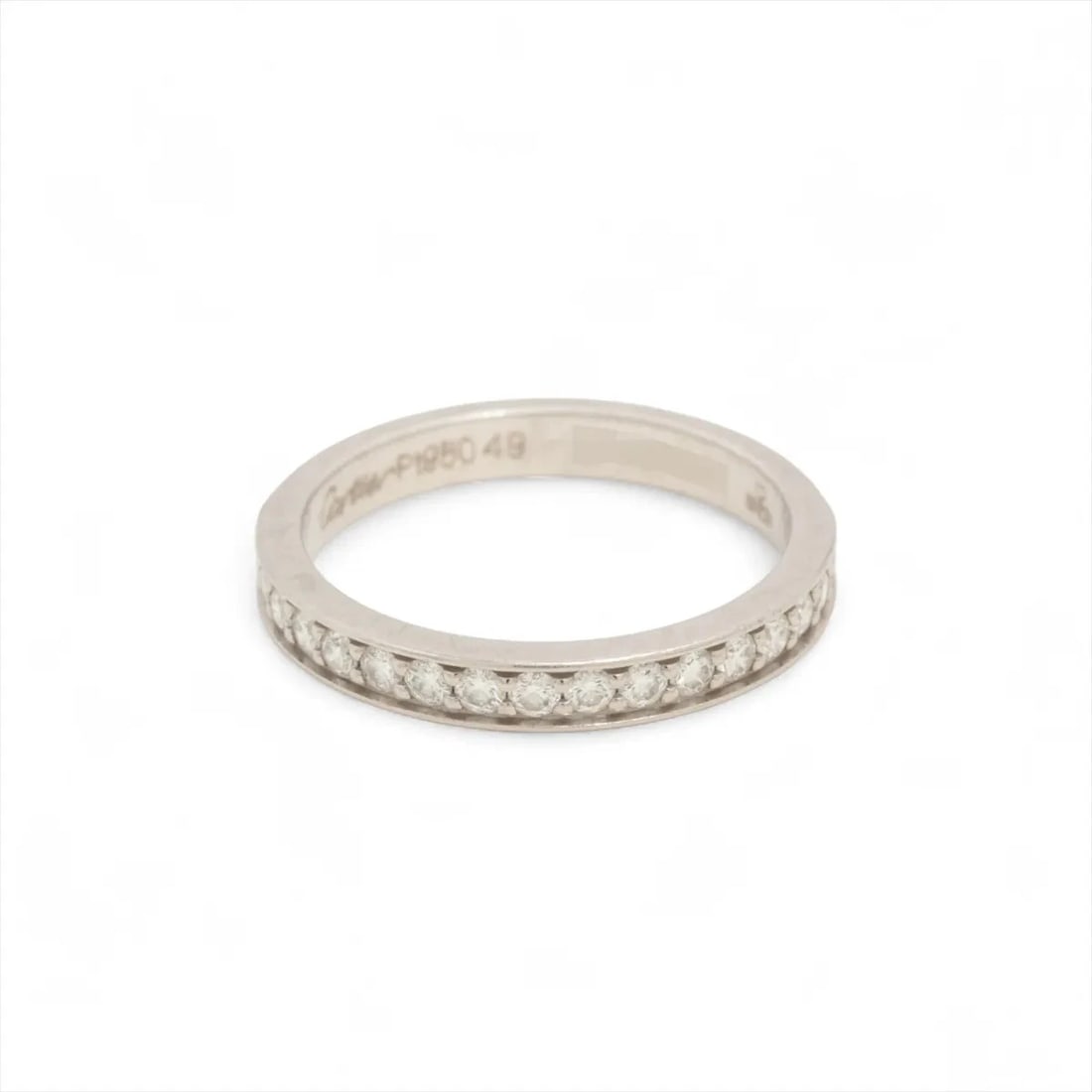 CARTIER HEART ETERNITY DIAMOND RING PT950: Cartier Heart Eternity diamond Ring Pt950 Brand: Cartier Type/Style: Ring Material: Pt950, Main Stone/Creation Natural Color: Not specified Size: 4.75 - 5 US Accessories: None Accessories