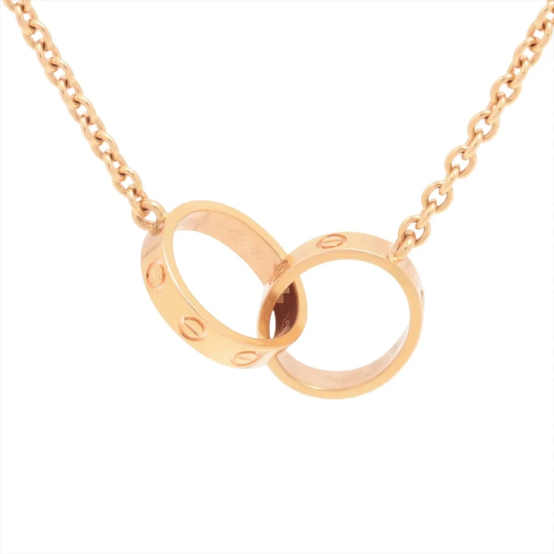 CARTIER BABY LOVE NECKLACE 750(PG): Cartier Baby Love Necklace 750(PG) Brand: Cartier Type/Style: Necklace Material: 750(PG), Color: Not Specified Size: Size(CM) Chain length:44.8 Accessories: None Accessories Notice: When