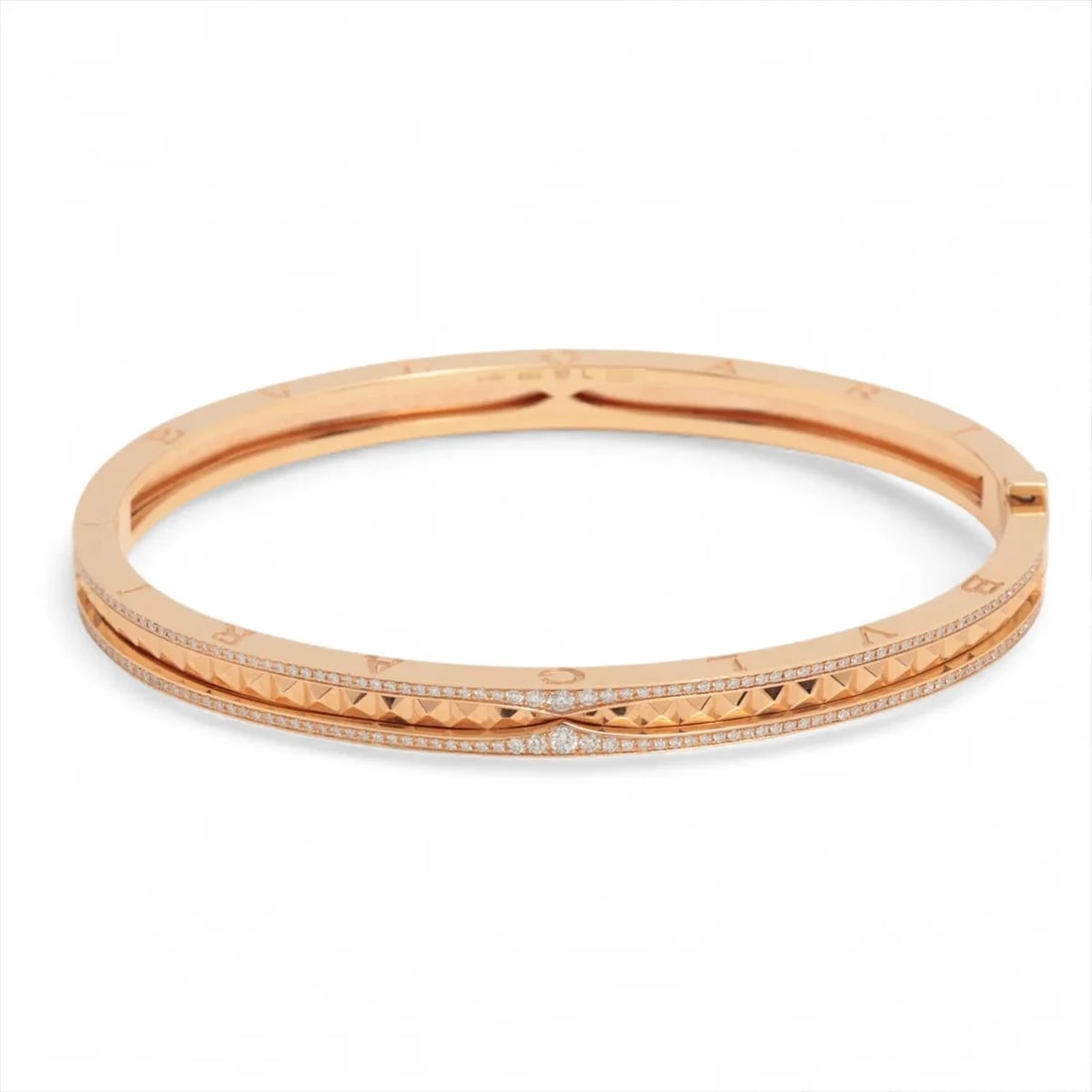 BVLGARI B.ZERO 1 LOCK DIAMOND BRACELET 750 (1 of 5)