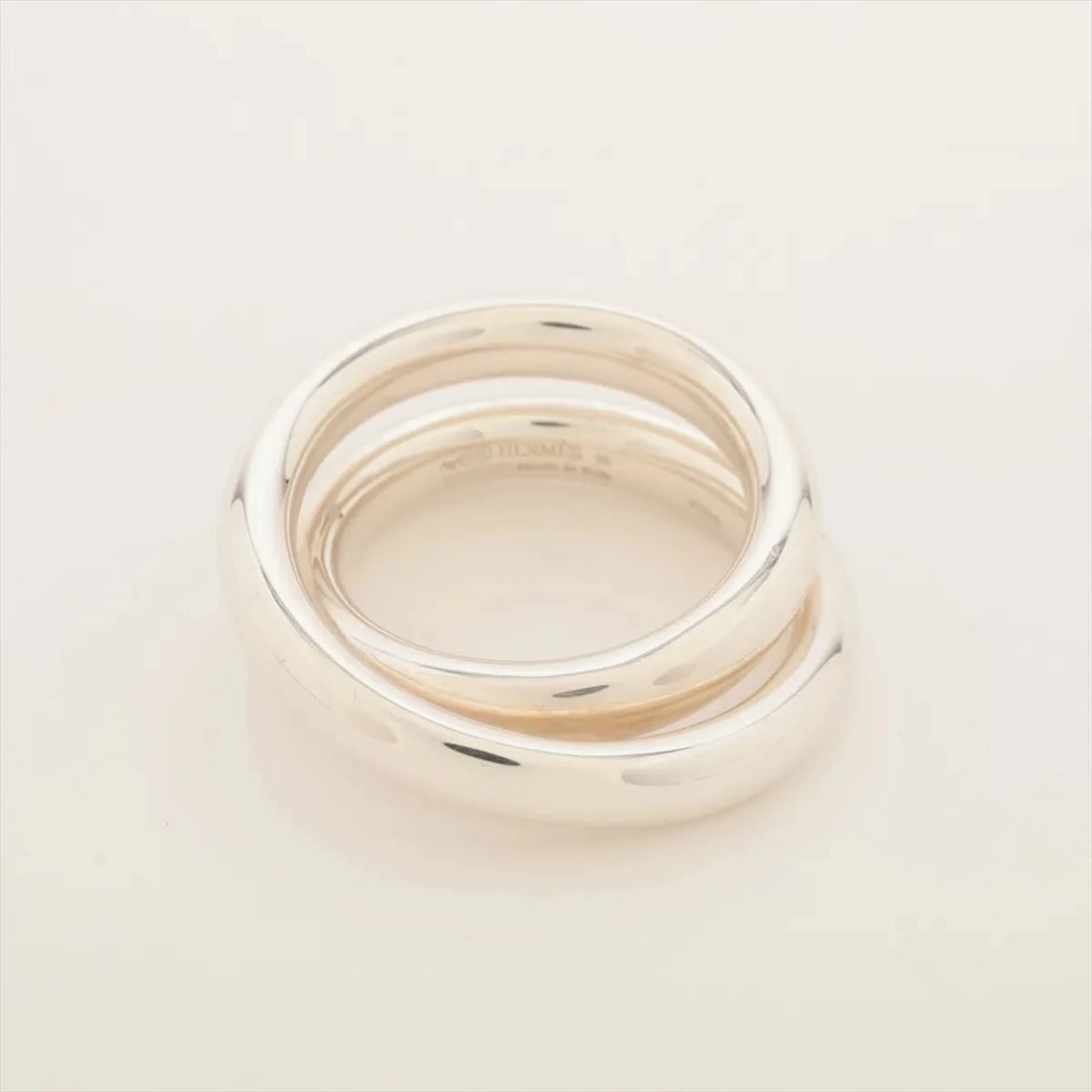 HERMES VERTIGES RING SILVER - 2