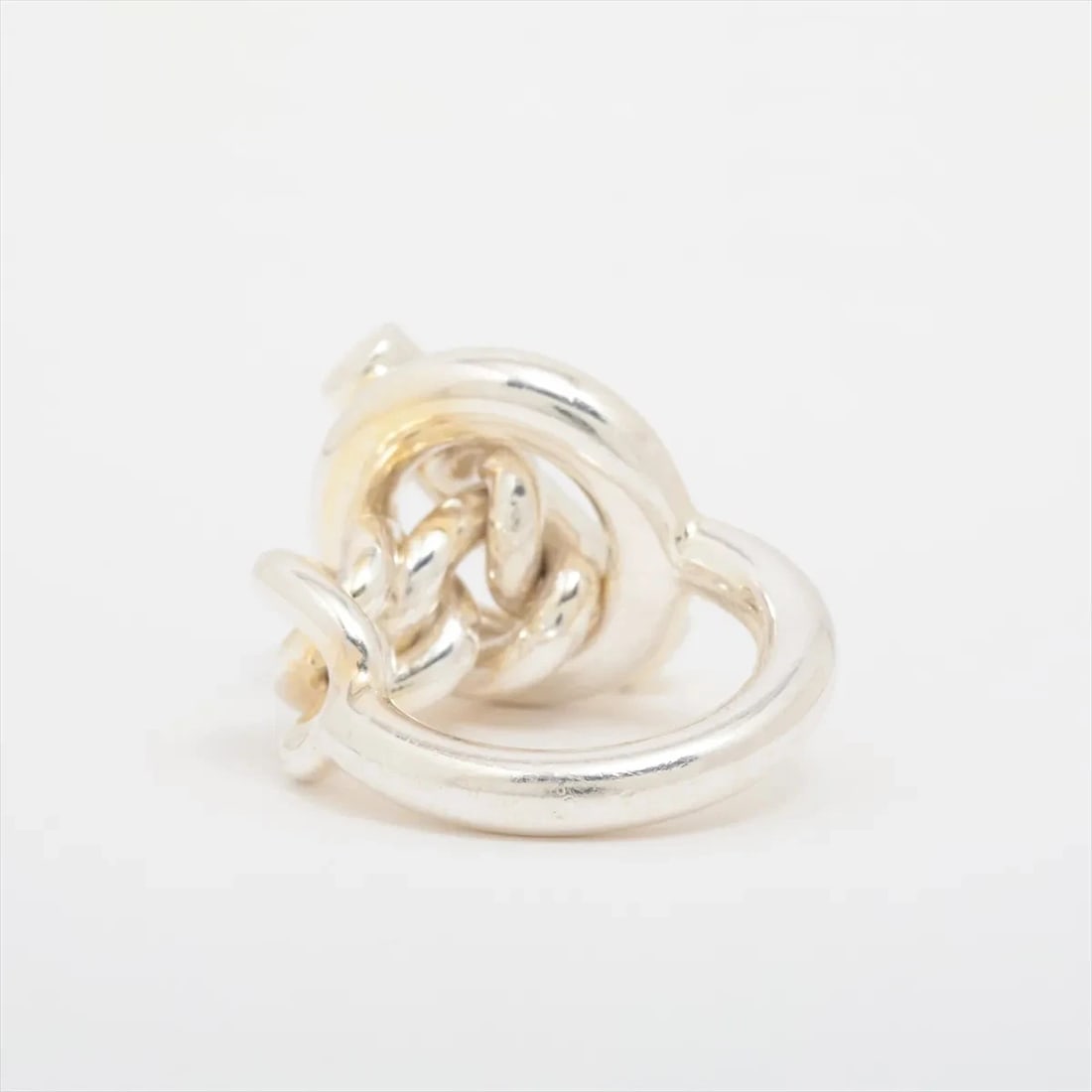 HERMES CROISET RING SILVER - 2