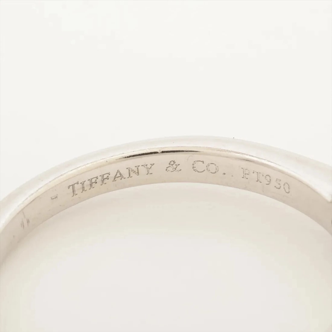 TIFFANY SOLITAIRE DIAMOND RING PT950 - 3