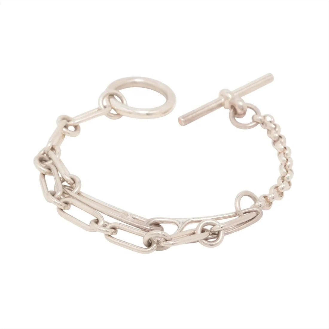 HERMES CHAINE D'ANCRE PUNKS BRACELET SH 925 SILVER (1 of 3)