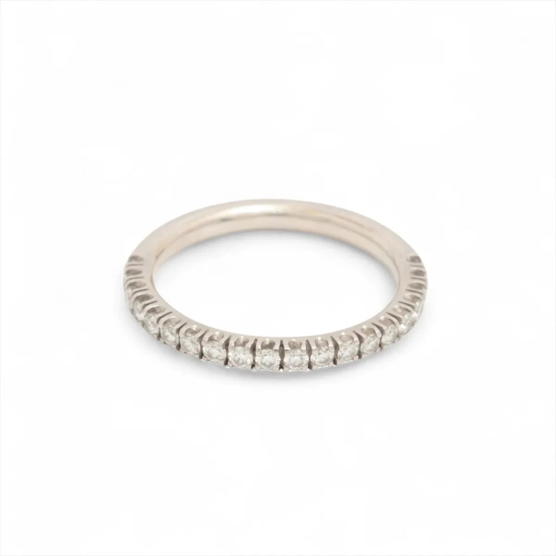 CARTIER ETINCELLE DE CARTIER HEART ETERNITY DIAMOND RING: Cartier Etincelle De Cartier Heart Eternity diamond Ring Brand: Cartier Type/Style: Ring Material: Pt950, Main Stone/Creation Natural Color: Not specified Size: 4.25 US Accessories: None A