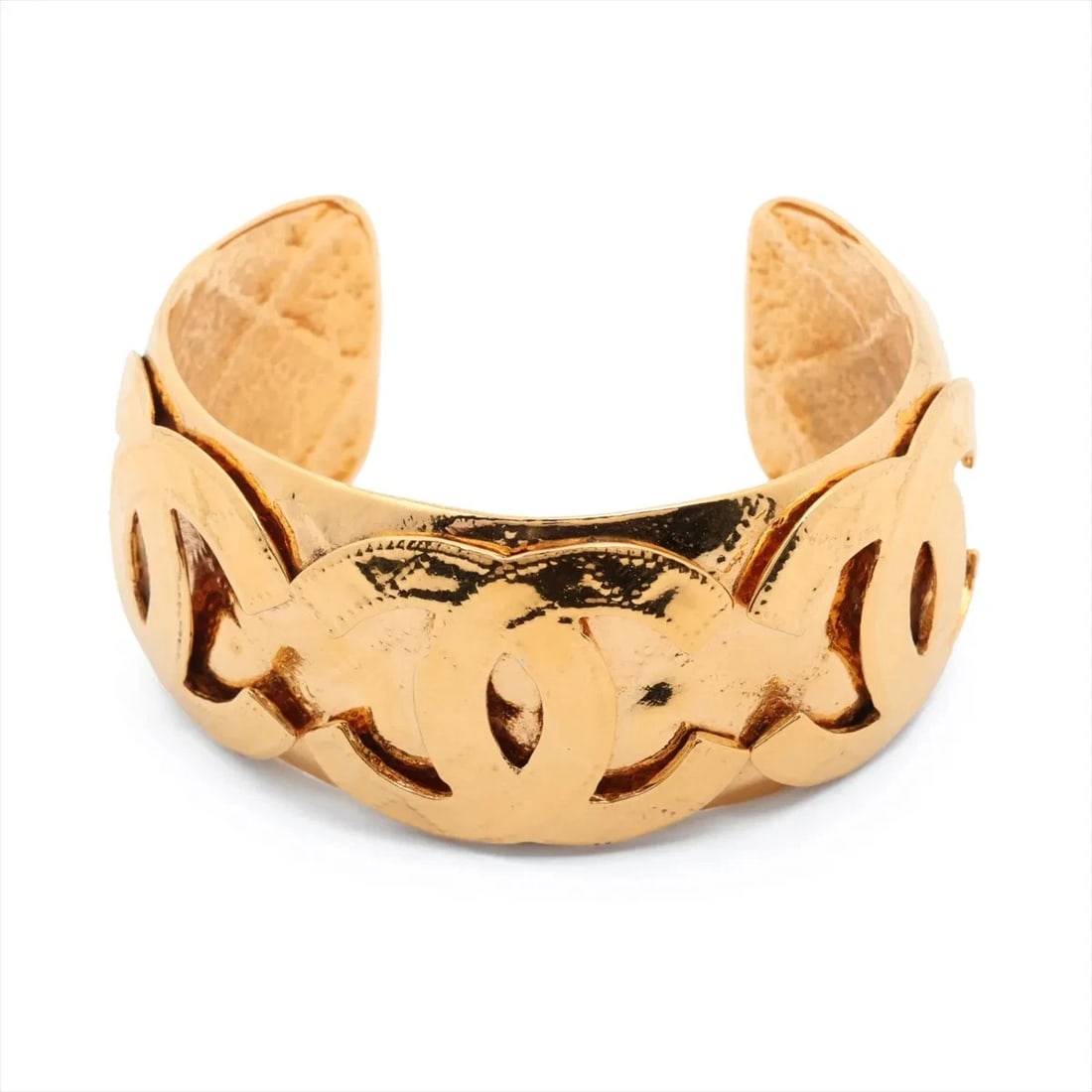 CHANEL COCO MARK 94P BANGLE GP GOLD (1 of 4)