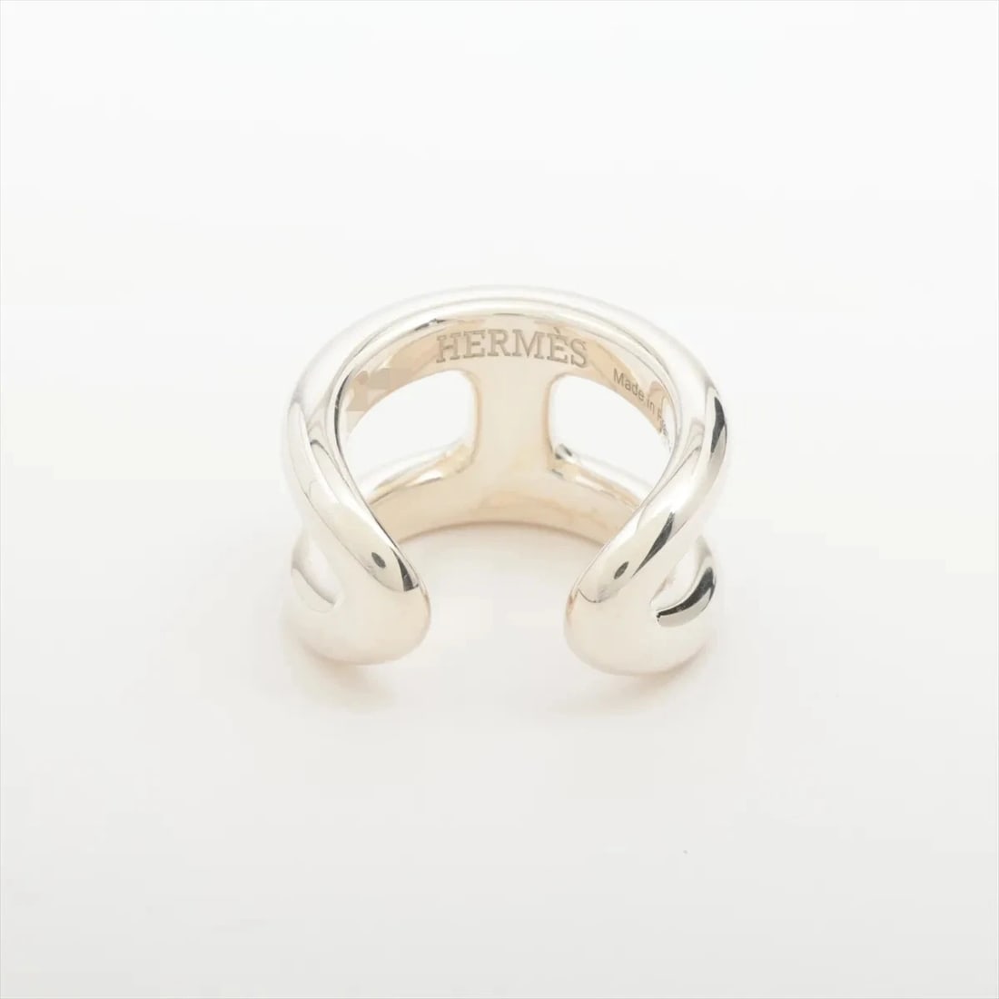 HERMES OSMOZ PM RING 49 SILVER - 2