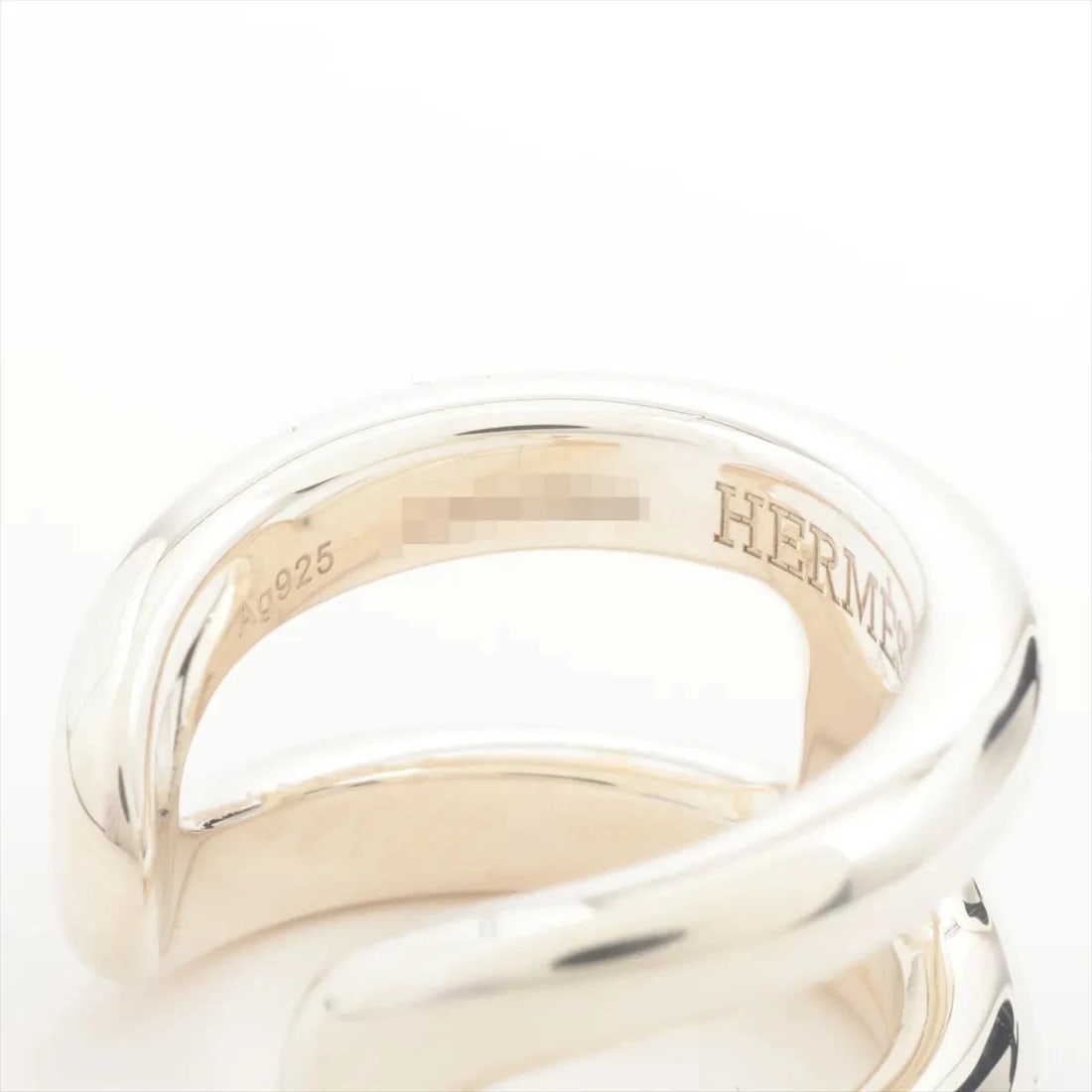 HERMES OSMOZ PM RING 49 SILVER - 3