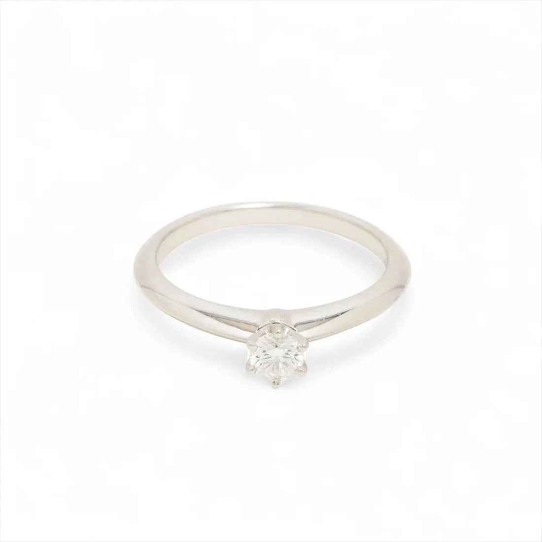 TIFFANY SOLITAIRE DIAMOND RING PT950 (1 of 4)