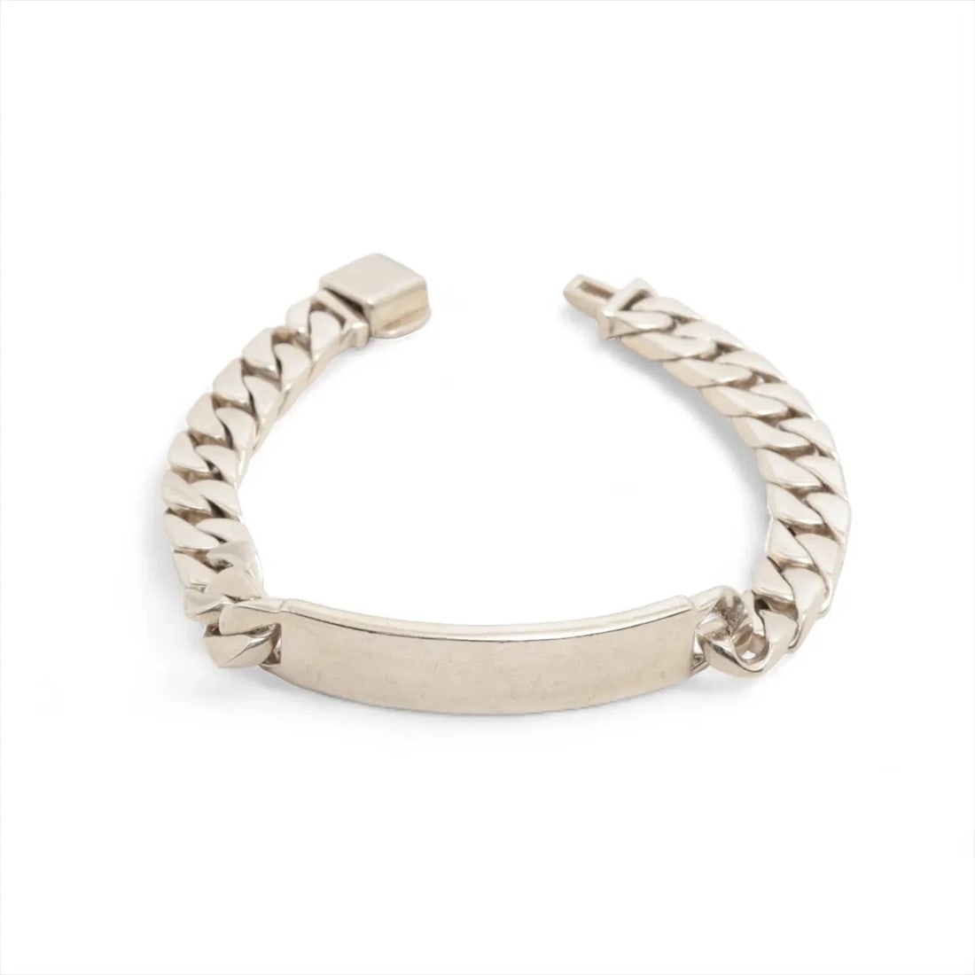 TIFFANY ID BRACELET 925 SILVER: Tiffany ID Bracelet 925 Silver Brand: Tiffany Type/Style: Bracelet Material: 925, Color: Silver Size: Size(CM) Bracelet length:19.5 Accessories: None Accessories Notice: When purchasing