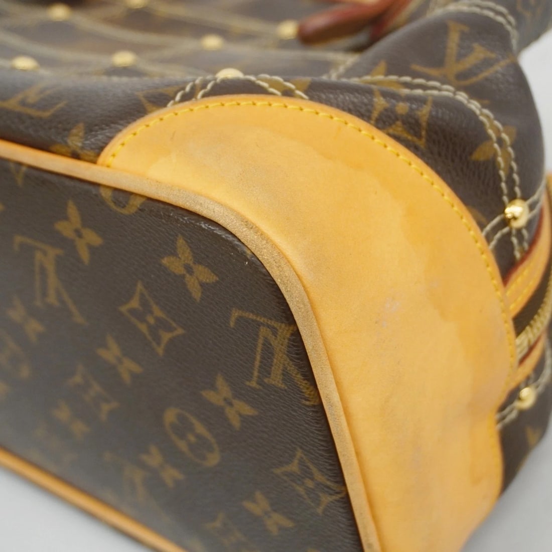 LOUIS VUITTON MONOGRAM RIVET HANDBAG - 7