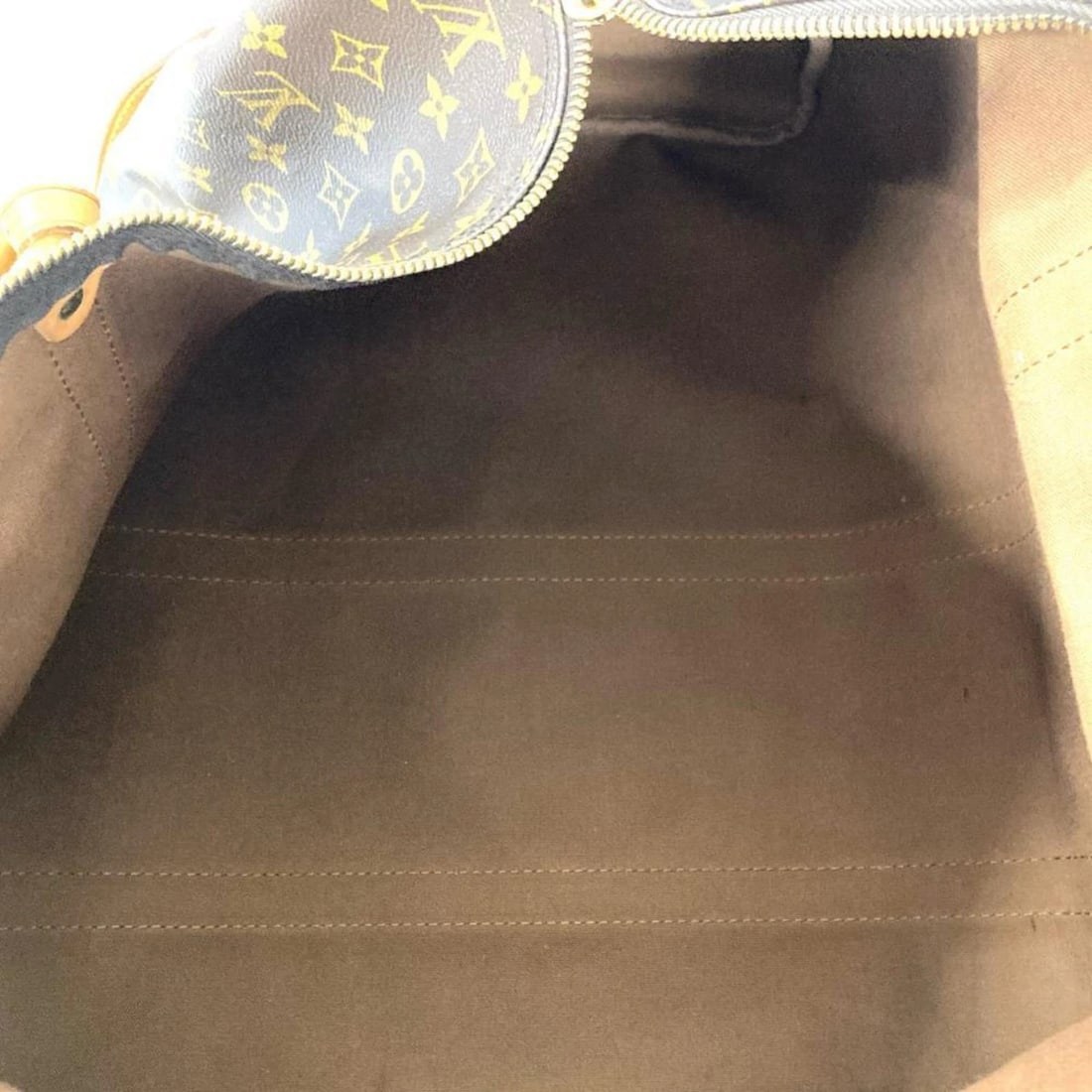 LOUIS VUITTON KEEPALL 55 BOSTON BAG IN MONOGRAM CANVAS - 8