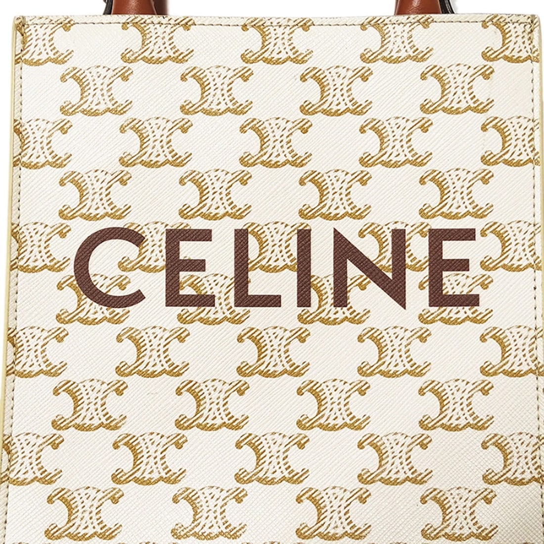 CELINE TRIOMPHE MINI VERTICAL CABAS BAG - 5