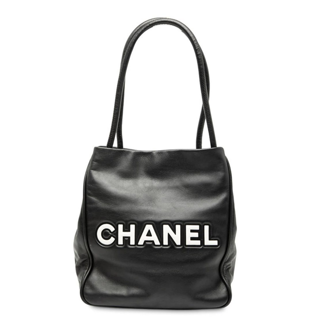 CHANEL CAMELLIA HANDBAG SHOULDER BAG BLACK (1 of 5)