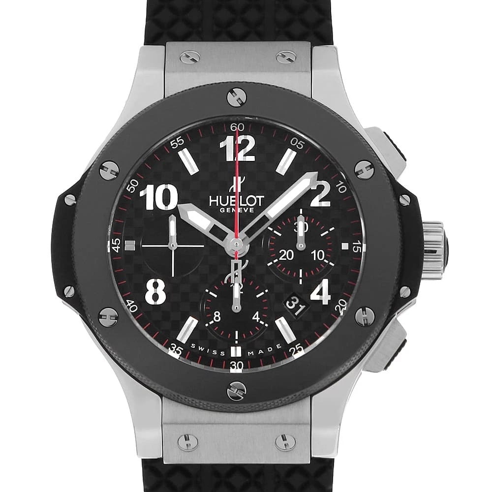 HUBLOT BIG BANG STEEL CERAMIC WRIST WATCH (1 of 3)