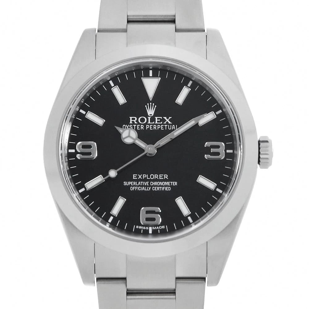 ROLEX EXPLORER I EARLY MODEL BLACKOUT BLACK WRIST WATCH (1 of 7)